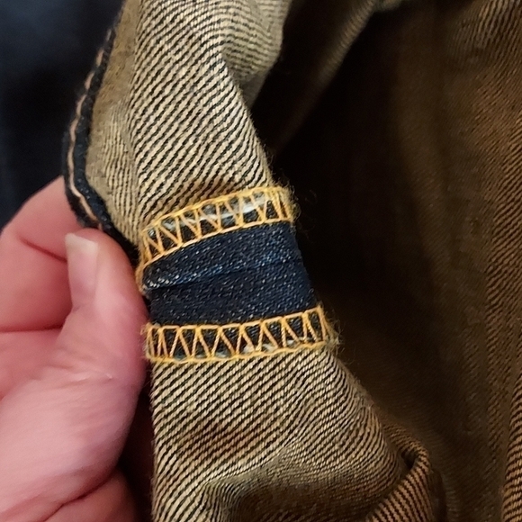 Levi's Vintage Rare Red Denim Jeans 32X32 - Picture 4 of 13